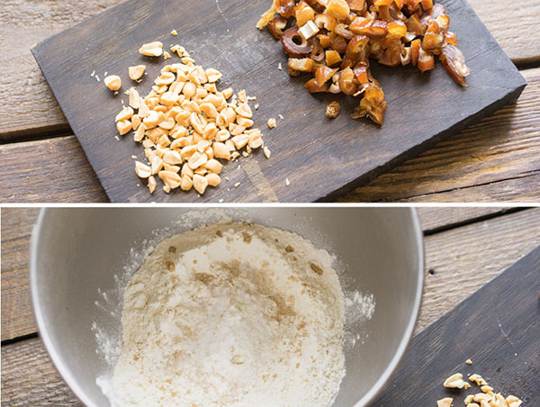 Recept voor geweldige romige honingcake met dadels en noten