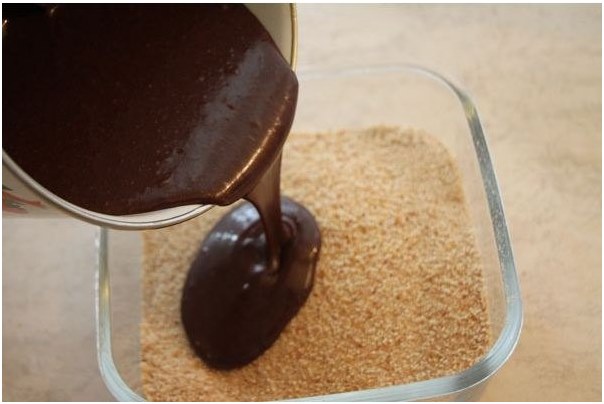 voeg cacaoboter toe