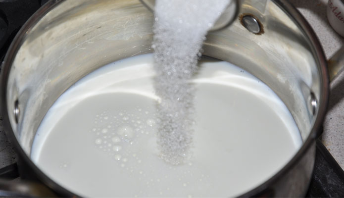 Recept voor gecondenseerde melk