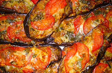 een heerlijke bak van aubergine
