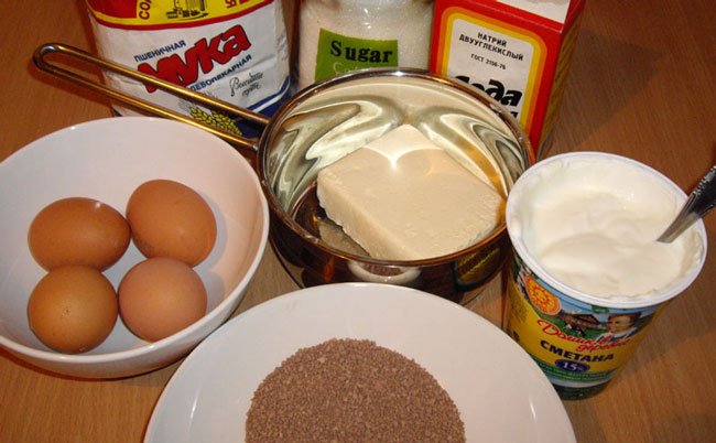 ingrediënten voor cake