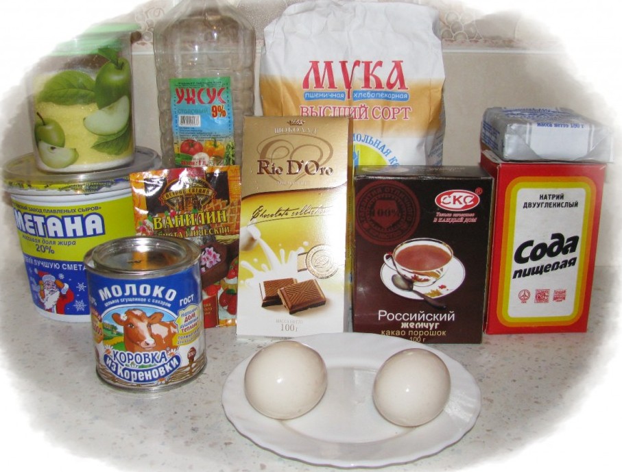ingrediënten voor zure room