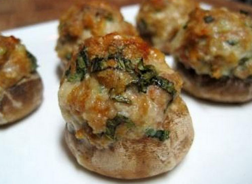 Gevulde champignons 