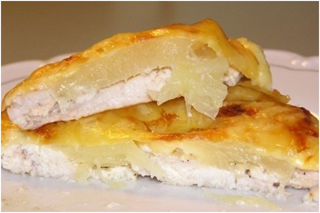 vis met ananas