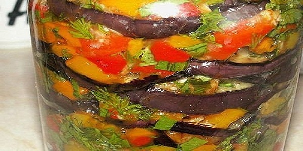 Auberginesalade voor de winter