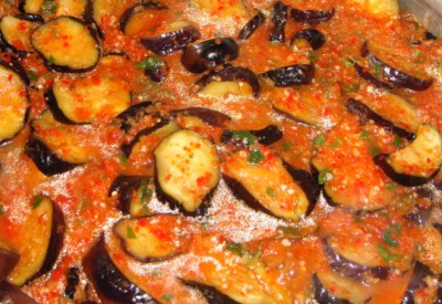 Auberginesalade voor de winter