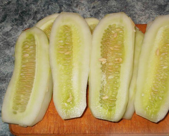 Komkommersalade voor de winter