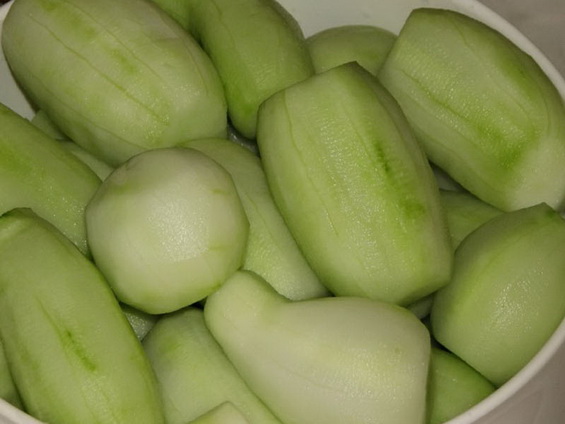 Komkommersalade voor de winter