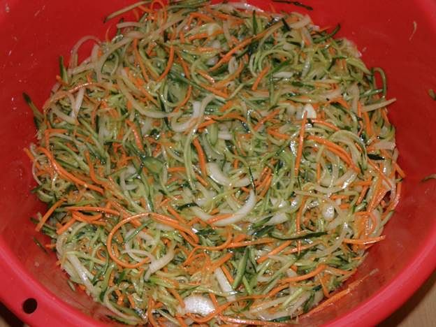Komkommersalade voor de winter
