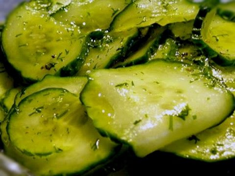 Komkommersalade voor de winter
