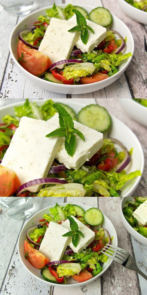 Salades met brynza: top van de beste recepten