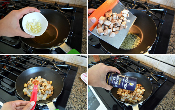 Gegrilde champignons met tomaat en garnalen vulling, heerlijk recept