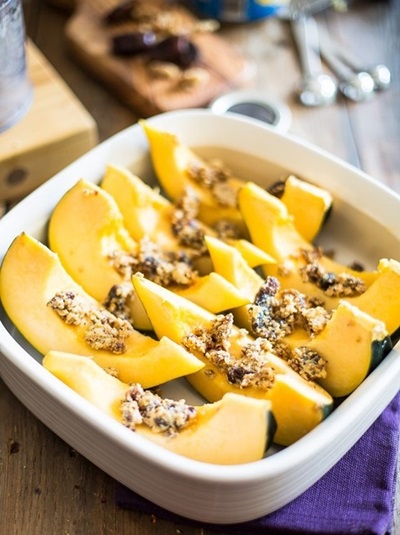 Pompoen in de oven