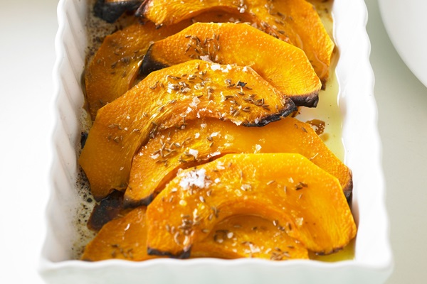 Pompoen in de oven