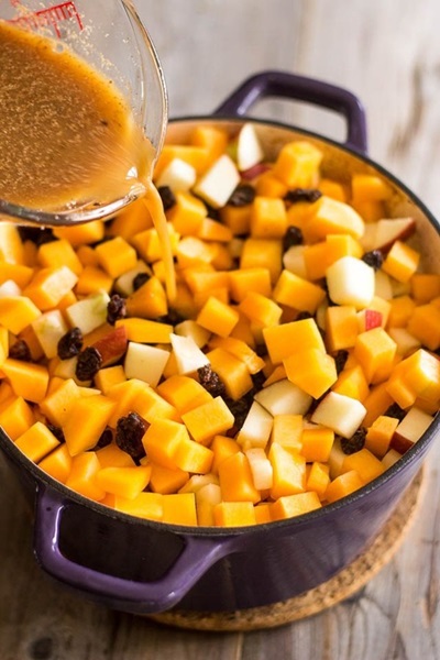 Pompoen in de oven