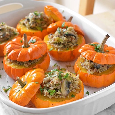 Pompoen in de oven