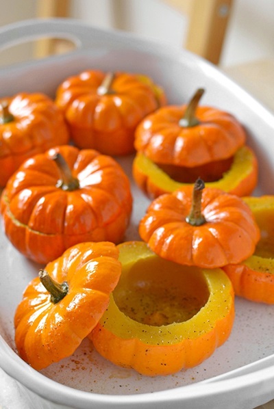 Pompoen in de oven