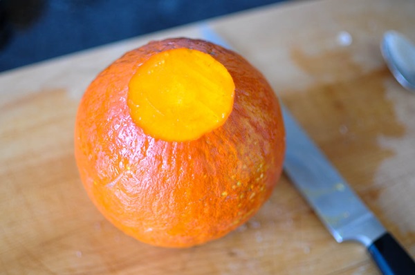 Pompoen in de oven