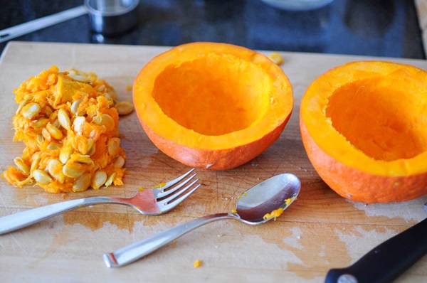 Pompoen in de oven