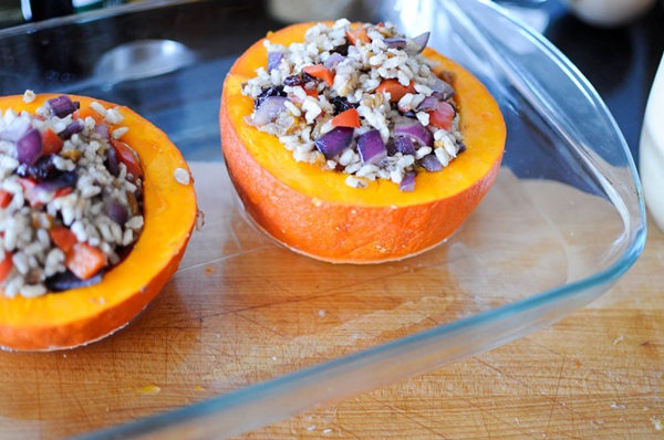Pompoen in de oven