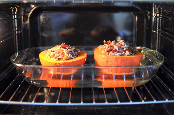 Pompoen in de oven