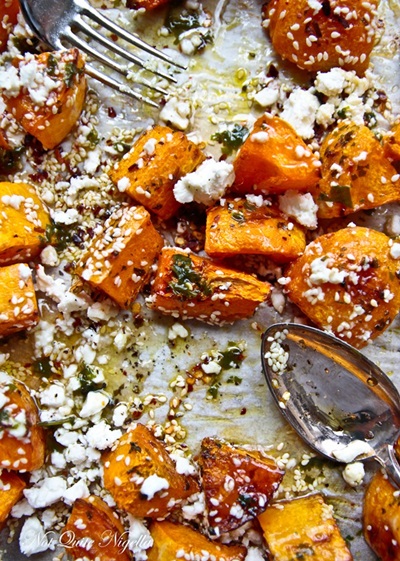 Pompoen in de oven