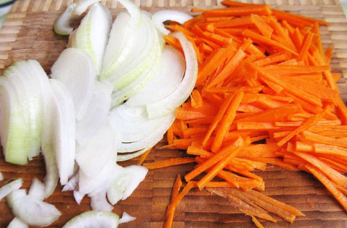 Gestoofde kool met champignons
