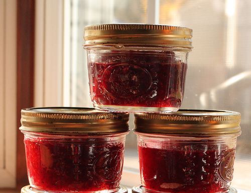 Eenvoudige cranberry jam