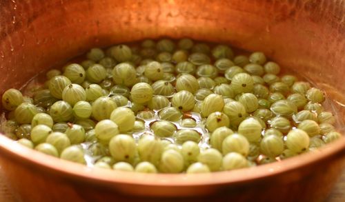Eenvoudige jam van kruisbes
