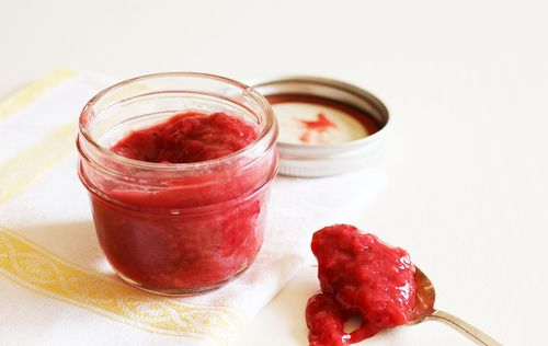 Rabarberjam met kiwi voor diabetici