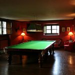 Biljartkamer: binnenhuisinrichting Biljartkamer: binnenhuisinrichting