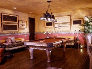 Biljartkamer: binnenhuisinrichting Biljartkamer: binnenhuisinrichting
