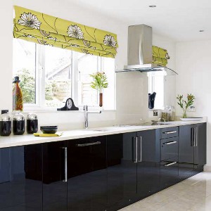 Kleur in het interieur van de keuken