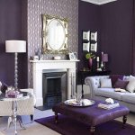 Paars in het interieur