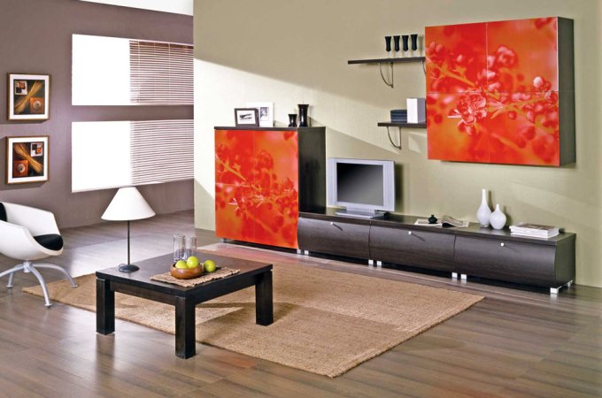 Moderne woonkamer Moderne woonkamer