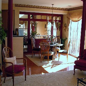 Landelijke stijl in het interieur