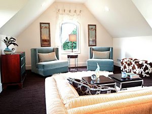 Interieur van de zolder