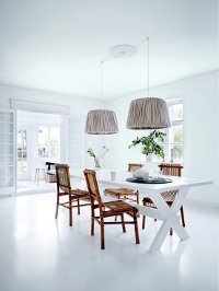 Interieur in witte kleur