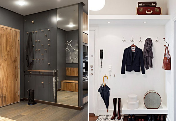 Een kleine gang: hoe maak je een praktisch interieur