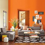 Oranje in het interieur