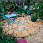 Patio bij het huisje