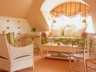 Perzik in het interieur