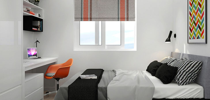 Lieve droom: geheimen van het ontwerp van een hele kleine slaapkamer