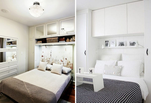 Lieve droom: geheimen van het ontwerp van een hele kleine slaapkamer