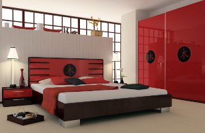 Slaapkamer in Japanse stijl