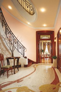 Art nouveau-stijl in het interieur