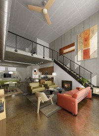 Loft-stijl in het interieur Loft-stijl in het interieur
