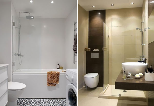 TOP-4 manieren om een ​​kleine badkamer visueel te vergroten
