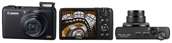 Canon PowerShot S90 digitale camera
