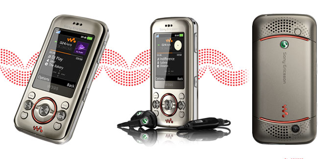 Sony Ericsson Walkman W395 mobiele telefoon